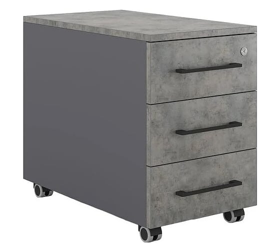 Тумба мобильная Kobor  TМ3-40/80 graphite/chicago 221591