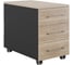 Тумба мобильная Kobor TМ3-40/80 black/natural 220493 1