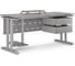 Стол офисный Kobor T-80/70 aluminum/chicago 212733 3
