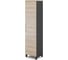 Шкаф распашной Kobor HR/5-45/60/M black/natural 221032 1