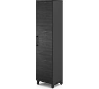 Шкаф распашной Kobor HR/5-45/40/M black/wood 221945