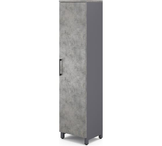 Шкаф распашной Kobor  HR/5-45/60/M graphite/chicago 221958