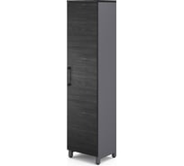 Шкаф распашной Kobor HR/5-45/60/M graphite/wood 221961