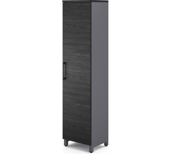 Шкаф распашной Kobor HR/5-45/40/M graphite/wood 221960