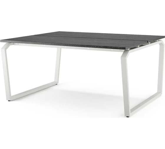 Стол офисный Kobor TB/2-100/140 white/wood 218267