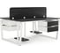 Стол офисный Kobor TB/2-100/120 white/wood 218260 4