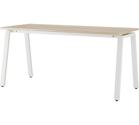 Стол компьютерный Kobor KA-160/60 white/natural 250796