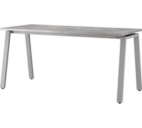 Стол компьютерный Kobor KA-160/80 aluminum/chicago 250664