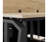 Стол офисный Kobor TB/2-100/140 black/natural 217976 5