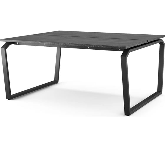 Стол офисный Kobor TB/2-100/120 black/wood 217948
