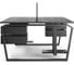 Стол офисный Kobor TB/2-100/120 black/wood 217948 2
