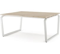 Стол офисный Kobor TB/2-100/120 white/natural 218281
