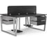 Стол офисный Kobor TB/2-100/120 aluminum/wood 218156 2
