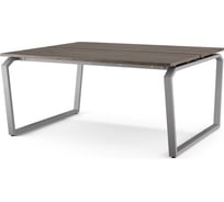 Стол офисный Kobor TB/2-100/140 aluminum/charlston 218205