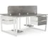 Стол офисный Kobor TB/2-100/120 white/chicago 218239 4