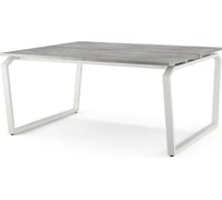 Стол офисный Kobor TB/2-100/140 white/chicago 218246