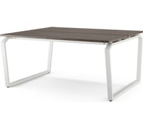 Стол офисный Kobor TB/2-100/140 white/charlston 218309