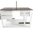 Стол офисный Kobor TB/2-100/140 white/charlston 218309 3