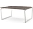 Стол офисный Kobor TB/2-100/120 white/charlston 218302 1