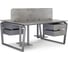 Стол офисный Kobor TB/2-100/140 graphite/chicago 218038 2