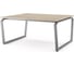 Стол офисный Kobor TB/2-100/140 aluminum/natural 218184 1
