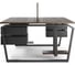 Стол офисный Kobor TB/2-100/120 black/charlston 217990 3