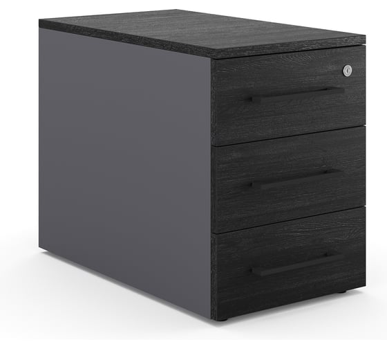 Тумба приставная Kobor TS3-40/60 graphite/wood 221594