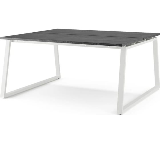 Стол офисный Kobor TR/2-120/120 white/wood 217429