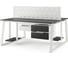 Стол офисный Kobor TR/2-120/120 white/wood 217429 2