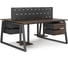 Стол офисный Kobor TR/2-120/120 black/charlston 217159 2