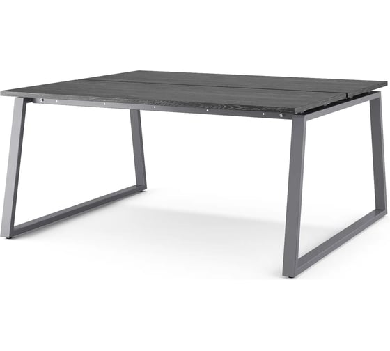 Стол офисный Kobor TR/2-100/120 graphite/wood 217220