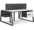 Стол офисный Kobor TR/2-100/120 black/premium 217074 2