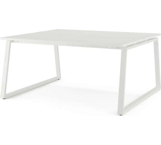 Стол офисный Kobor TR/2-100/140 white/premium 217393