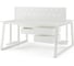Стол офисный Kobor TR/2-100/140 white/premium 217393 2