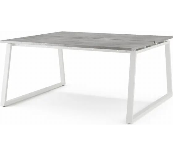 Стол офисный Kobor TR/2-100/120 white/chicago 217407