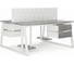 Стол офисный Kobor TR/2-100/120 white/chicago 217407 2