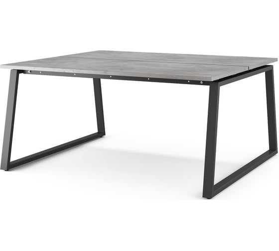 Стол офисный Kobor TR/2-100/160 black/chicago 217109