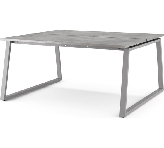 Стол офисный Kobor TR/2-100/160 aluminum/chicago 217317
