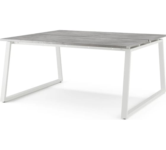 Стол офисный Kobor TR/2-120/120 white/chicago 217408