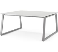 Стол офисный Kobor TR/2-100/160 aluminum/premium 217296
