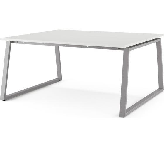Стол офисный Kobor TR/2-100/160 aluminum/premium 217296
