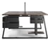 Стол офисный Kobor TR/2-100/120 black/charlston 217158 4