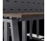 Стол офисный Kobor TR/2-100/120 graphite/charlston 217262 2