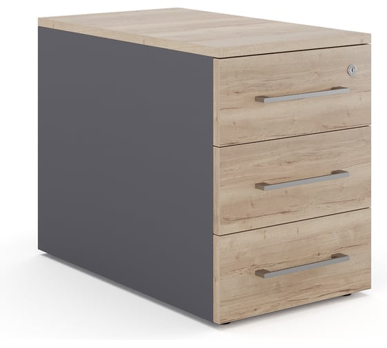 Тумба приставная Kobor TS3-40/60 graphite/natural 220511