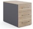 Тумба приставная Kobor TS3-40/60 graphite/natural 220511 1