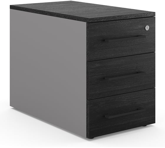 Тумба приставная Kobor TS3-40/50 aluminum/wood 221612