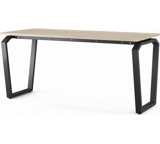 Стол офисный Kobor TB-160/60 black/natural 214644
