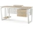 Стол офисный Kobor TB-120/60 white/natural 214954 3