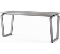 Стол офисный Kobor TB-160/60 aluminum/chicago 214810