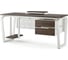 Стол офисный Kobor TB-120/60 white/charlston 214975 3